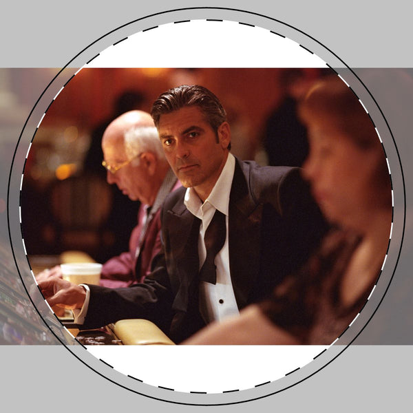 George Clooney Oceans 11 Coaster: Hollywood Glam for Your Drink