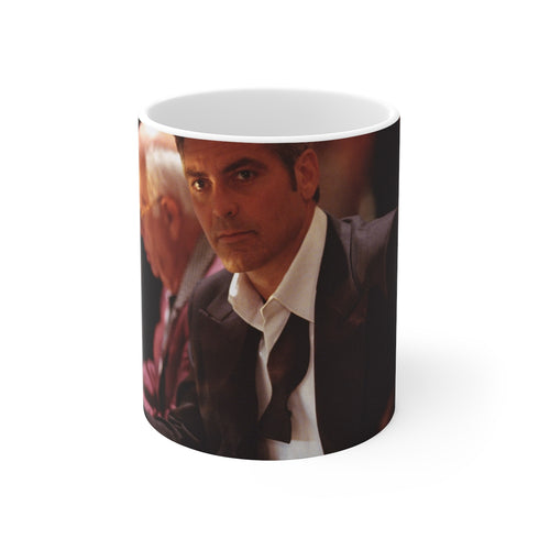 "George Clooney Oceans 11 Mug: Sleek & Stylish"