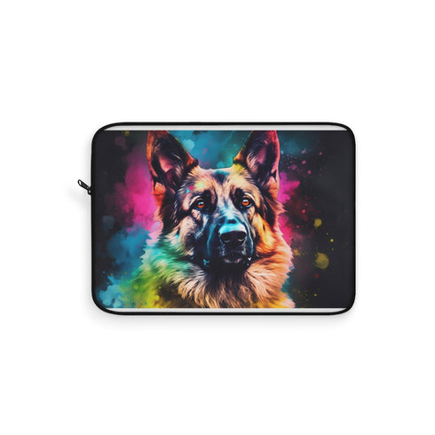 "German Shepherd Laptop Sleeve: Pawsitively Adorable!"