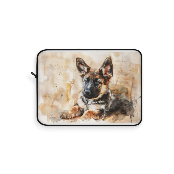 "Germanshep Pup Laptop Protector"