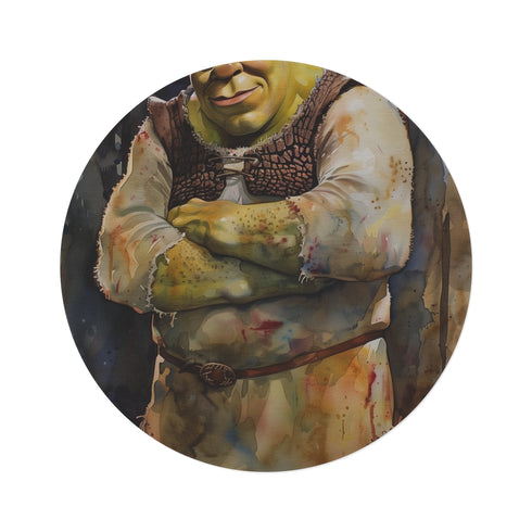 "Get cozy with Shrek rug"