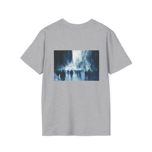Ghostly City Stroll T-Shirt Design