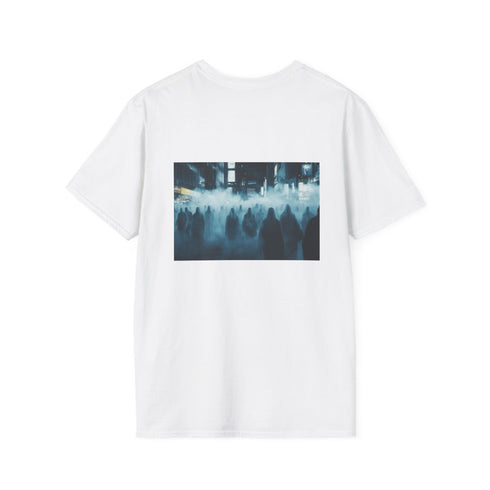 Ghostly City Walk T-Shirt Design