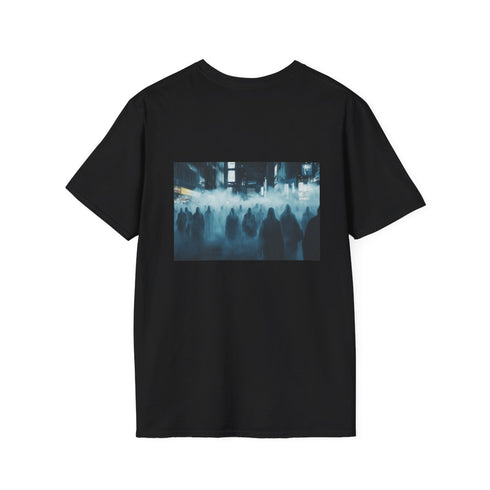 Ghostly City Walk T-Shirt Design
