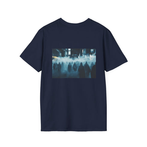 Ghostly City Walk T-Shirt Design