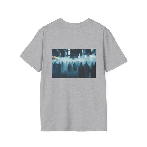 Ghostly City Walk T-Shirt Design