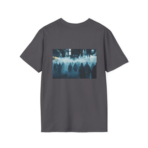 Ghostly City Walk T-Shirt Design