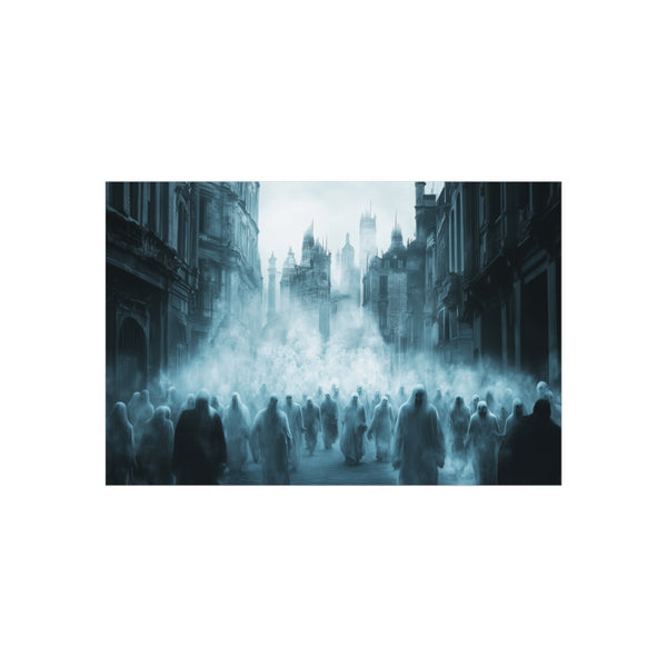 Ghostly Parade Through City Streets