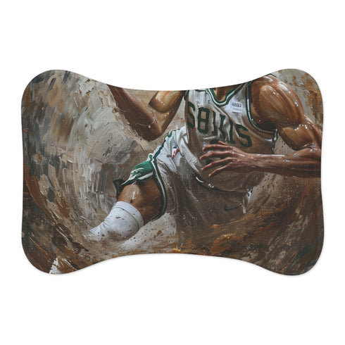 "Giannis Masterpiece Pet Mat: Pawsitively Perfect"