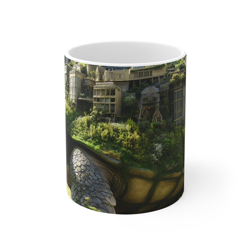Giant Turtle City Coffee Mug