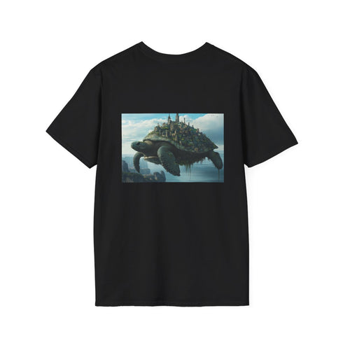 Giant Turtle City Fantasy T-Shirt