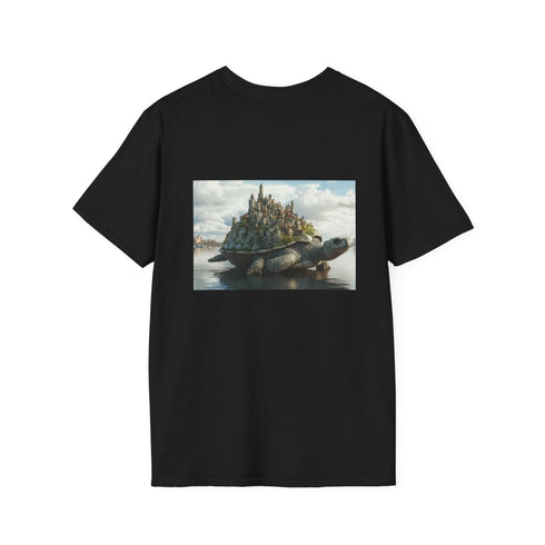 Giant Turtle City T-Shirt Design