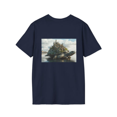 Giant Turtle City T-Shirt Design