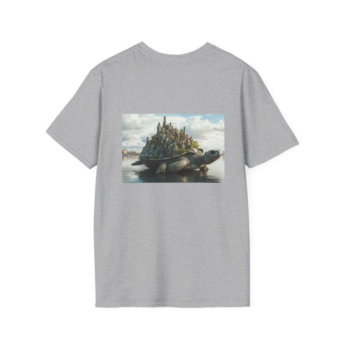 Giant Turtle City T-Shirt Design