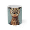 "Giraffe Hipster Glasses Coffee Mug"