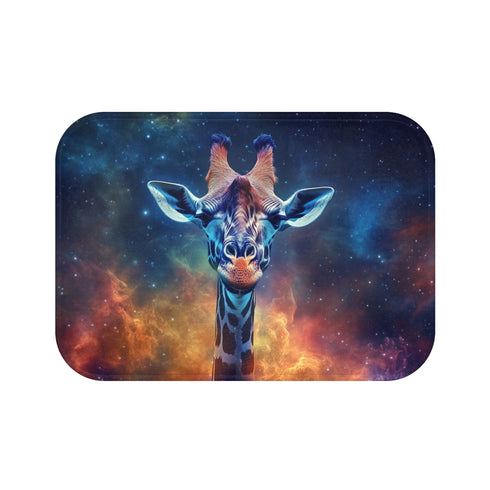 Giraffe Print Bath Mat Design