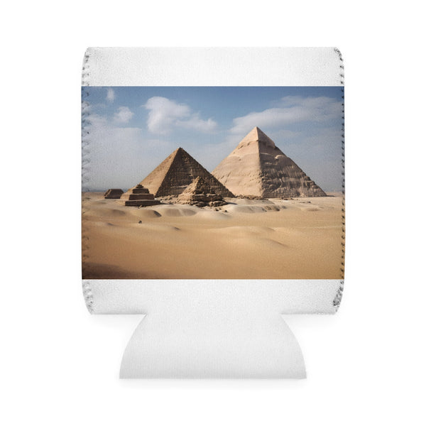 Giza Pyramid Can Cooler Sleeve: Keep your drink cool with a touch of ancient wonder!