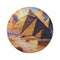 "Giza Pyramid Round Rug"