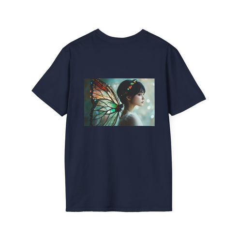 Glass Butterfly Winged Woman T-Shirt