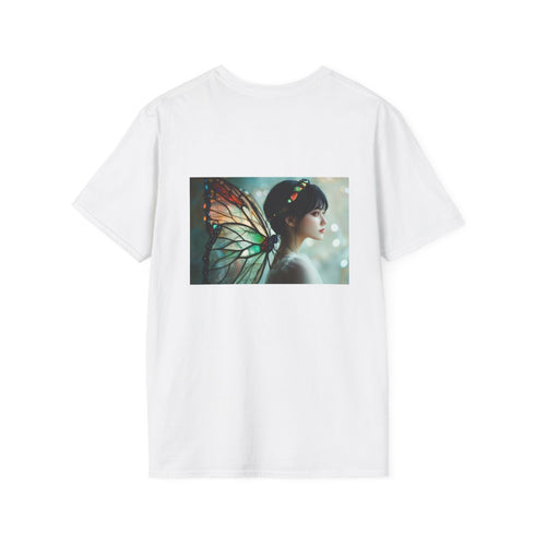 Glass Butterfly Winged Woman T-Shirt