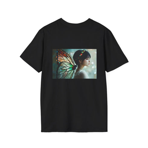 Glass Butterfly Winged Woman T-Shirt