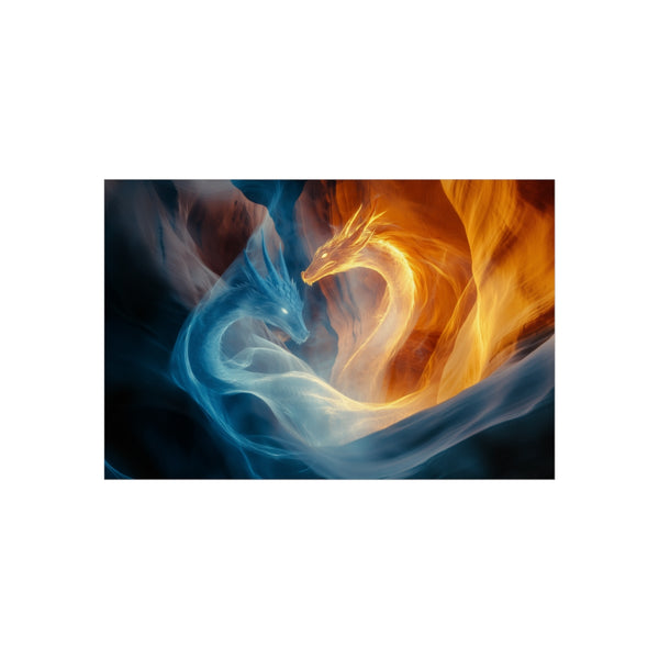 Glass Canyon Refracting Light Dragons