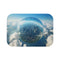Glass City Bath Mat Above Earth
