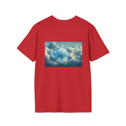Glass Fish Clouds T-Shirt Design