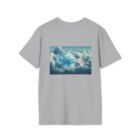 Glass Fish Clouds T-Shirt Design