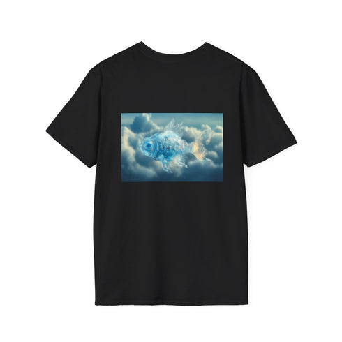 Glass Fish Clouds T-Shirt Design