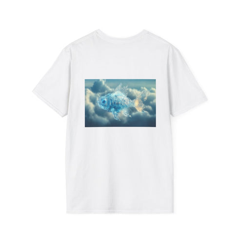Glass Fish Clouds T-Shirt Design