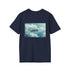 Glass Fish Swimming Clouds Tee