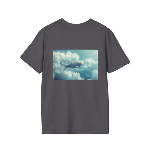 Glass Fish Swimming Clouds Tee