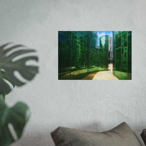 Glass Maze in Urban Skyscrapers