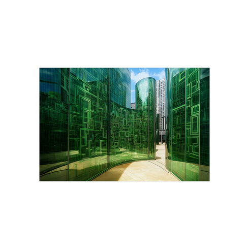 Glass Maze in Urban Skyscrapers