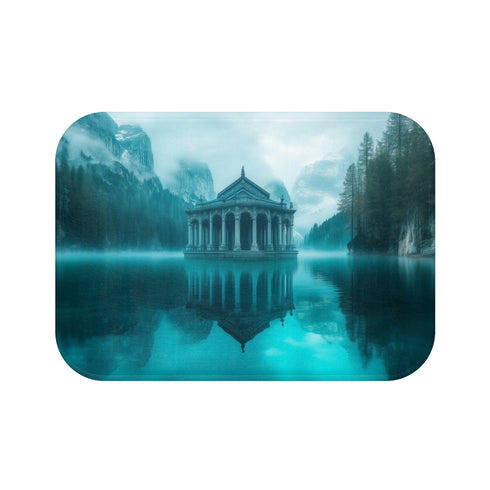 Glass Temple Dream Lake Bath Mat.