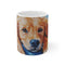 "Gleaming Golden Retriever Coffee Mug"