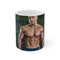 "Glimpse of Chiseled Perfection: Ryan Terry Abs Mug"