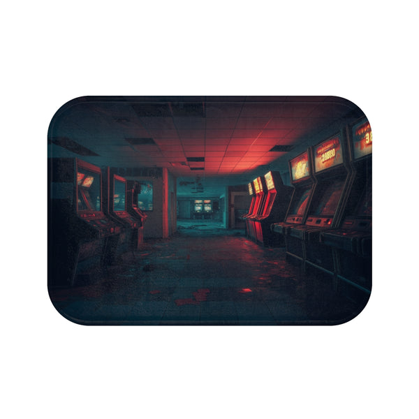 Glow-in-the-Dark Arcade Abandoned Bath Mat
