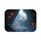 Glowing Butterfly Ice Cave BathMat