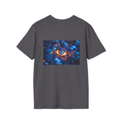 Glowing Eye Pyramid Circuit T-Shirt