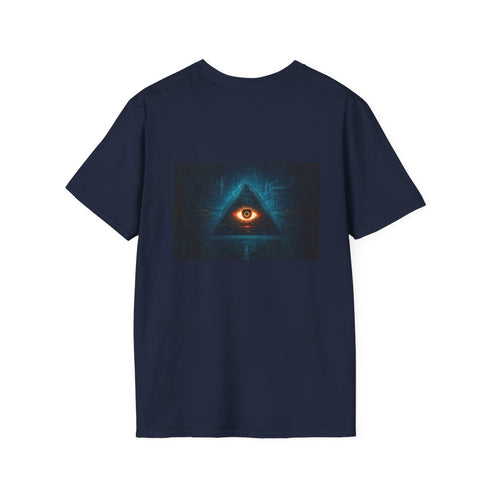 Glowing Eye Pyramid Tech T-Shirt