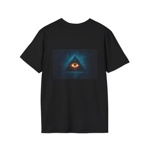 Glowing Eye Pyramid Tech T-Shirt