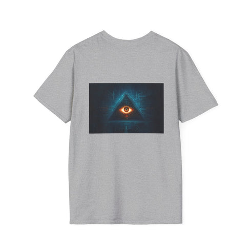 Glowing Eye Pyramid Tech T-Shirt