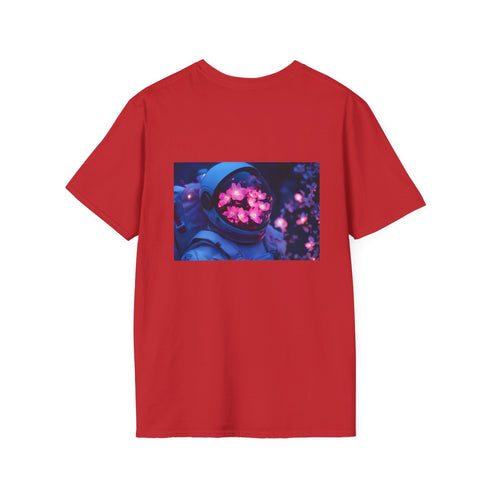 Glowing Flowers on Spacesuit