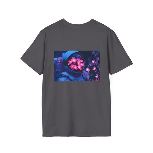 Glowing Flowers on Spacesuit