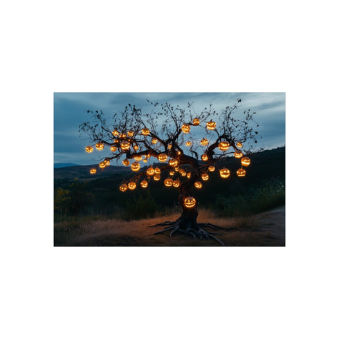 Glowing Fruit on Skeleton Tree