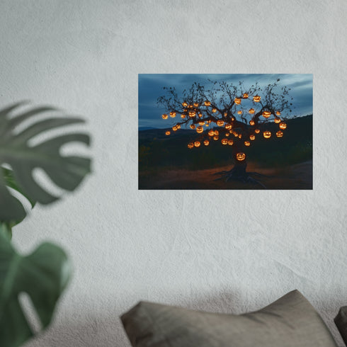 Glowing Fruit on Skeleton Tree