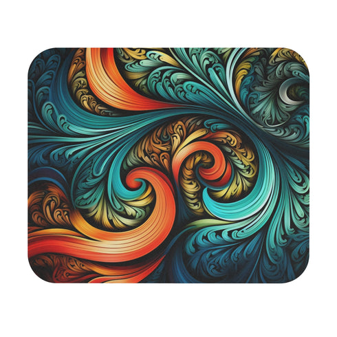 Glowing GSN Fractal Mouse Pad