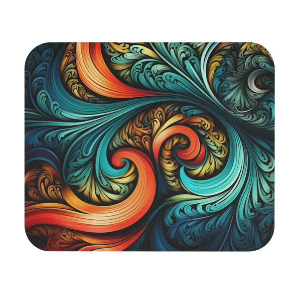 Glowing GSN Fractal Mouse Pad